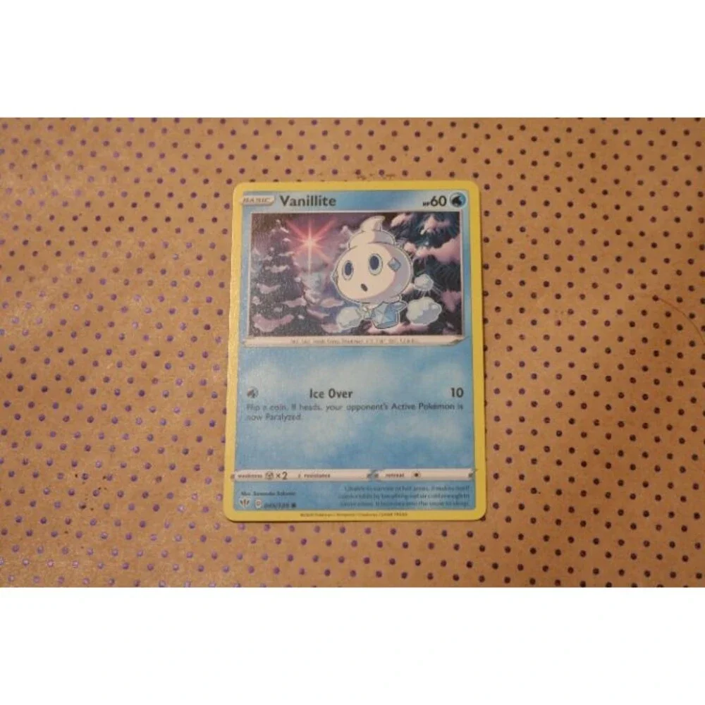 Vanillite 045/189 Pokemon Card (2020)